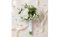 Artificial Bridal Bouquet Bridal Handheld Floral Arrangement Lightweight for Brides