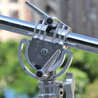 Swivel Adapter with Clamp Aluminum Swivel Adapter Easy to Set up Rotating Plate Bearing for Light Stands