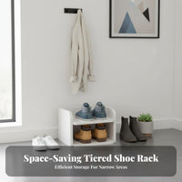 Space-Saving Vertical Shoe Rack Easy Assembly Multi-Tier Shoe Shelf Stable Structure Household Storage Large Capacity for Apartment Dwellers, Families, Students, Small Areas, Entryway, Hallway, Bedroom