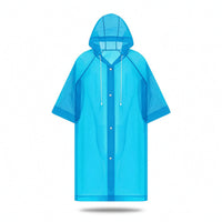 Waterproof Raincoat with Hood Watertight Raincoat Lightweight Poncho with Hood Long-Lasting for Children, Outdoor Play