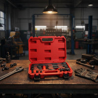 18 Pieces Socket Extension Rod Set Multi-Size Drive Adapters Universal Joint Adapter Set Easy to Reach Tight Spots Mechanic Tools for Mechanics, DIY Users, Auto Repair, Garage, Workshop