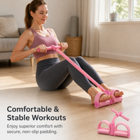 Pedal Resistance Band Sit-up Assistant for Yoga & Core Training