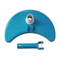 Crescent Pool Vacuum Head Manual Pool Vacuum Head with Hose Connector Compact Slim