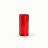Cylindrical Block Translucent Acrylic Cylinder Clear Block Smooth Crystal Acrylic Blocks Stackable for Preschoolers, Preschool