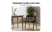 Modern Design Angular-Frame Armchair Comfortable Cushion Dining Chair Ergonomic Design Household Furniture Easy to Clean for Cafe Owners, Interior Designers, Restaurant, Home Office, Living Room, Reading Nook