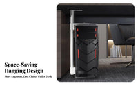 Wall Mount PC Bracket Space Saving Wall Mount PC Holder Heavy Duty Hanging Computer Chassis Holder for Home Office Users, Remote Workers