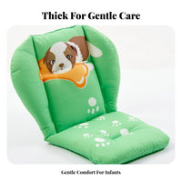 Infant Pushchair Cushion Extra Thick High Chair Pad Soft & Comfortable Pushchair Seat Liner for Infants, Young Children