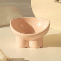 Raised Cat Bowl Wide Tilted Cat Bowl Stable Dish for Young Dogs