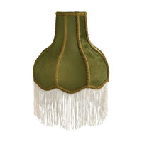 Lamp Shade with Fringe Trim Retro Lamp Shade with Fringe Elegant for Bedroom