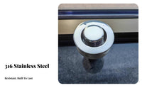 Yacht Water Tank Vent Cap Rust Resistant 316 Stainless Steel Tank Vent for DIY Boaters, Saltwater Environment