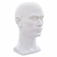 Long-Lasting PVC Material Male Mannequin Head Stable Base Hairpiece Display Stand for Studio