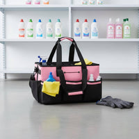 Cleaning Carrier Waterproof Cleaning Bag Material Housekeeping Tote for Housekeepers, Cleaners