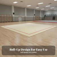 Rhythmic Gymnastics Carpet Portable Roll out Gymnastics Mat Lightweight Cheerleading Floor Mat for Gymnasts, Athletes, Dance Studio, Gymnasium, School