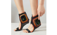 Heated Foot and Ankle Massager with Heat Cordless Ankle Massage Wrap Adjustable Rechargeable Massager Wrap for Athletes, Runners, Post-Workout, Home