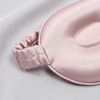 19 Momme 3D Contoured Silk Sleep for Women and Men, Breathable Lightweight Eye for Blackout Cover