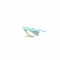 Nostalgic Design Paper Airplane Car Decoration Inertial Movement Drifting Airplane Model Quiet Operation Vehicle Accessory for Office Desk