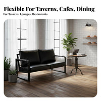 Upholstered Comfort utilitarian Banquette and Table Complete Set Restaurant Seating Cafe Booth for Bar Owners, Business Proprietors, Restaurants, Cafes, Bistros, Lounges