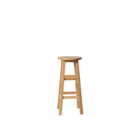 Multi-Functional Round Top Plant Stool Stable Design Four-Legged Round Top Stool Sturdy Support Indoor Furniture Fully Assembled for Homeowners, Apartment Dwellers, Home Decorators, Balcony, Living Room, Bedroom, Corner Areas