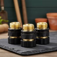 3 Pieces Garden Hose Quick Connector Heavy Duty Garden Hose Quick Connect Tool for Gardeners