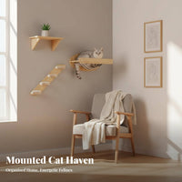 Space-Saving personalizedizable Cat vertical Furniture abradeabradeer-accommodating personalizedizable Cat vertical Shelves Comfortable cat sling Pet Accessory Sturdy and long-finaling for People with Small Homes, Apartment, Indoors, Living Room, Bedroom
