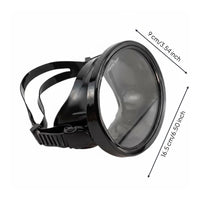 Silicone Snorkel Facepiece Leak Resistant Reinforced Glass Underwater Eyewear Clear Underwater Clear Water Gear for Snorkeling