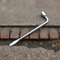 Polished Wrench with L-Handle Long-Lasting L-Handle Wrench Professional Spanner Nickel-Plated for Mechanics