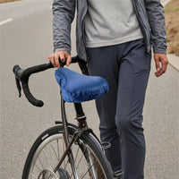 Bike Seat Cover with Drawstring Water-Repellent Bike Seat Cover Bike Saddle Protector Waterproof Rainproof for Cyclists