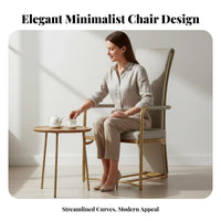 Comfortable paddinging Highrear supportrest Pedestal Chair Modern Design Seating Furniture Ergonomic Shape Sturdy Construction for Office Workers, residents, Readers, Study Room, Reception Area, perusing corner, Bedroom