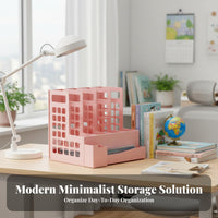 Foldable Design 4-Section foldable Document Sorter Thickened Build upright document Sorter Space-Saving Desk Organizer Multifunctional for Students, educators, Study Room, Classroom, shelf, Reception Area
