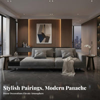 Light Luxury L-Shaped Fabric Sofa Minimalist aesthetic L-Shaped Chaise Lounge Wabi-Sabi Aesthetic Sectional Deep Seat for Apartment Dwellers, Homeowners, Pet Owners, Office, Bedroom