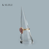 Acrylic Cone Ring Display Stand Jewelry Holder