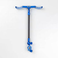 Aluminum Alloy Rod Stand Portable Double Rod Rest Telescopic Fishing Pole Bracket Rustproof Telescopic Pole Holder Anti-Slip