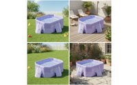 Above-Ground Framed Swimming Pool Freestanding Hard-Sided Simplified-Pool-Setup for Kids, Family, Backyard, Garden, Patio