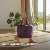 12-Inch Crystal Bowl Bag Shockproof Singing Bowl Storage Bag Musical Instrument Accessory Long-Lasting Portable