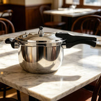 Stainless Steel High-Pressure Pot Multi-Cooktop Compatible High Pressure Cooking Pot Kitchen Appliance Safety-Sealed-Resistant
