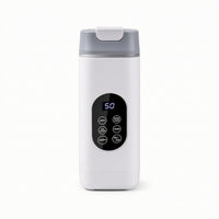 Electric Juicer with Digital Display Rechargeable Portable Juicer Cup Portable Blender Compact for Travelers, Travel, Office