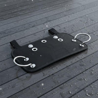 Side Mount Backplate Stainless Steel Handles BCD Backplate Heavy Duty Nylon BCD Back Plate for Divers, Training