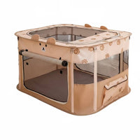 Cat Enclosure with Mesh Panels Foldable Playpen Enclosure Zippered for Cats, Nesting, Indoor