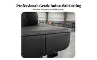Adjustable Position Slide Rails Universal Forklift Seat Ergonomic Design Universal Tractor Seat High-Rebound Foam Cushion for Farmers