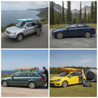 Soft Roof Rack Padded Paddle Board Rack Portable for Surfers