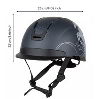 Shock Protection Horseback Riding Helmet Breathable Equestrian Helmet Lightweight Horseback Riding Hat Ventilated Design