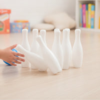 10 Pieces Mini Bowling Pin Toy Indoor Bowling Pin Toy Game Miniature Smooth for Children, Playroom, Home