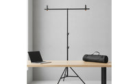 Horizontal Bar Background Stand Portable Backdrop Stand with Clamps Easy to Assemble Carry Bag for Photographers, Photo Studio, Video Shoots