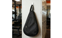 Racket Bag with Shoulder Strap Teardrop-Shaped Tennis Racket Bag Sleek for Pickleball Players, Sports Training