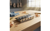 Five-String Bass Bridge Thickened Plate Electric Bass Guitar Bridge Instrument Hardware Excellent Sustain Easy Installation