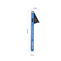 Pivoted Base Bike Chain Wear Checker Blue Metal Body Chain Wear Checker Aluminum Alloy Handheld