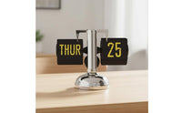 Flip Date Display Clock Date Display Mechanical Calendar Clock House Decoration for Office