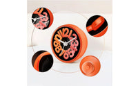Bathroom Clock with Suction Cup Compact for Kitchen