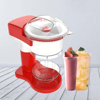 Electric Shaved Ice Machine Crusher Hand Washable Shaved Ice Machine Compact Chilled Treat Maker