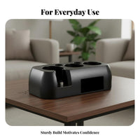 Multi-Functional Storage Coffee Tamping Station Anti-Slip Base Espresso Tamping Station Universal Fit for Baristas, Cafe